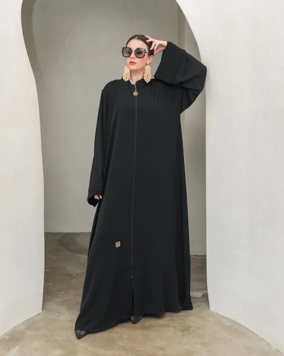 BEDOON ESSM CLASSIC FULL ZIP ABAYA CZF02