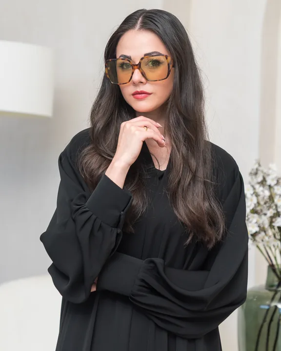 BEDOON ESSM Classic Closed Front Double Cloche Abaya CFDC03